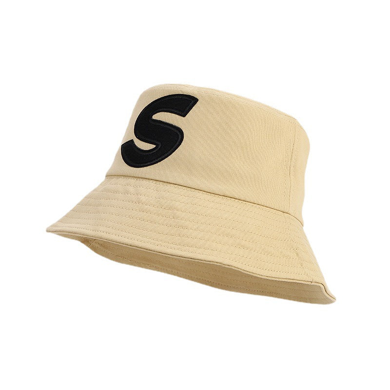 Wholesale Cotton S Letter Bucket Hat